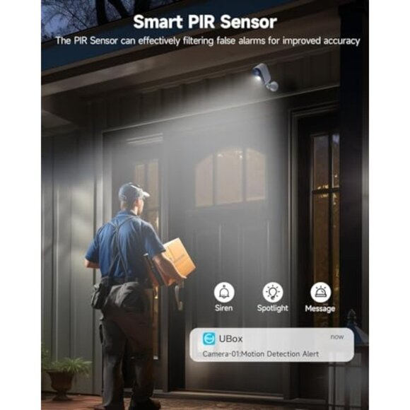 Security Cameras Wireless Outdoor 2K 2.4GHZ WiFi Battery Powered Security Cam - Picture 3 of 11